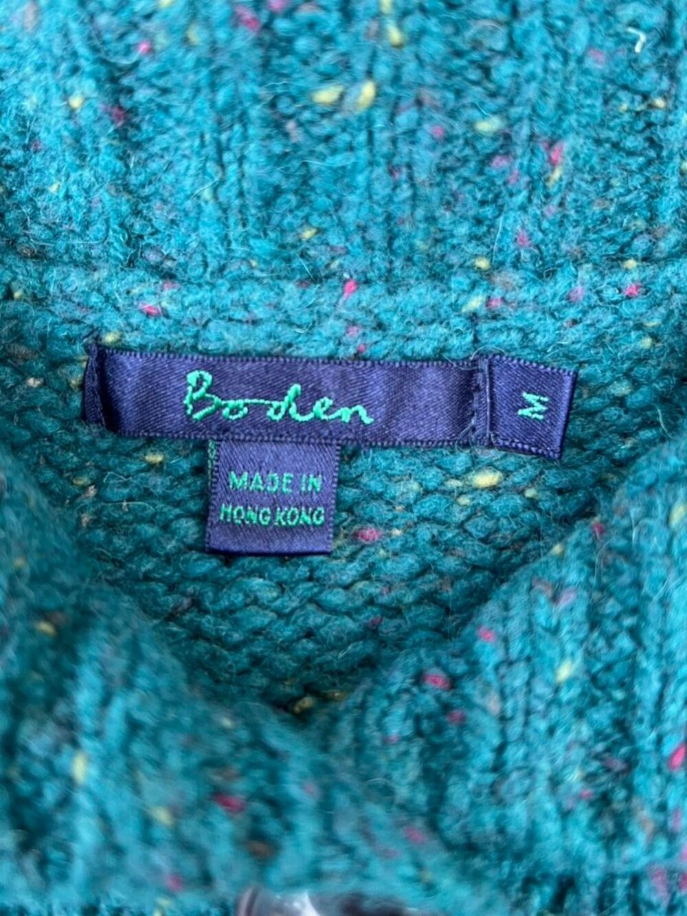 Boden Women's Teal Cardigan - Picture 3 of 5